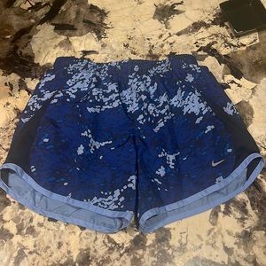 Different shades of blue Nike dri-fit shorts